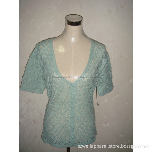 Ladies' Hand Made Crochet Sweater (SZWA-0959)